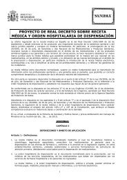 proyecto de real decreto sobre receta mÃ©dica y orden ... - Adefarma