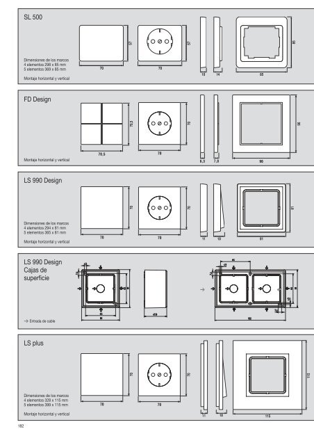 LS 990 / Aluminio / Antracita - Jung