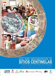 SITIOS CENTINELAS - Acción Contra el Hambre