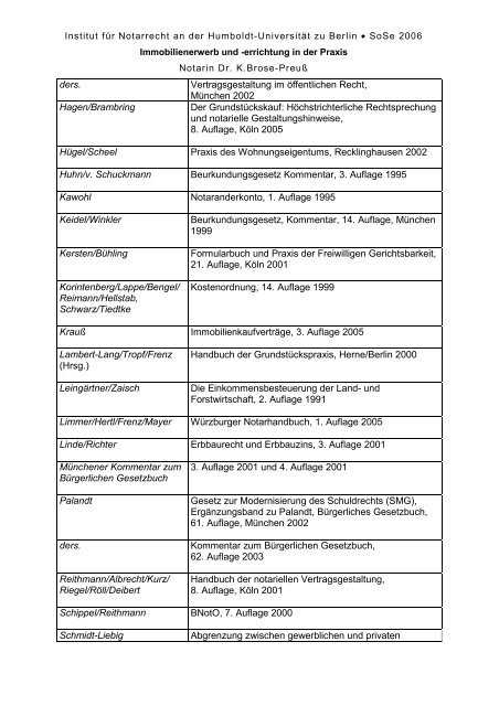 Literaturverzeichnis - Humboldt-Universität zu Berlin