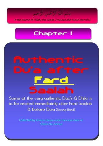 CPT 1 Dua after Saalah web - Authentic Dua and Azkar