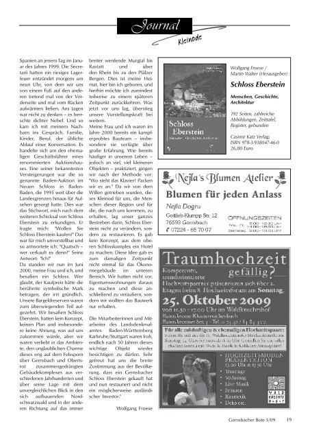 Geschichte erleben Nummer 3 Mittwoch, 16. September 2009 ...