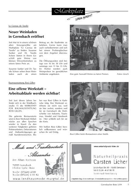 Geschichte erleben Nummer 3 Mittwoch, 16. September 2009 ...
