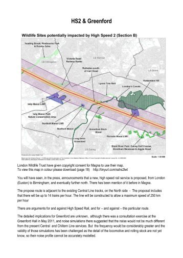 HS2 & Greenford - The Parish of Greenford Magna