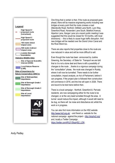 HS2 & Greenford - The Parish of Greenford Magna