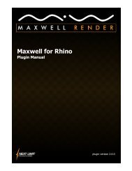Maxwell For Rhino Plugin Manual - Architektur