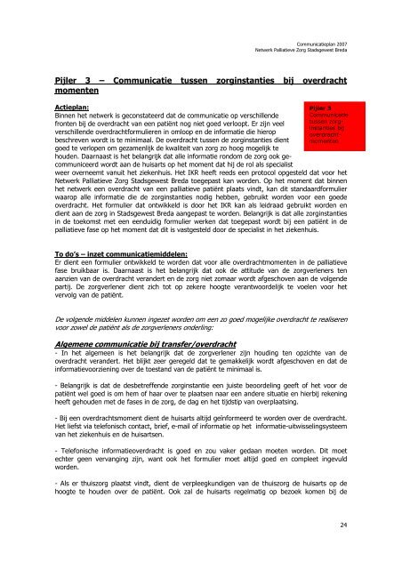 Inhoud communicatieplan - Annevillegroep