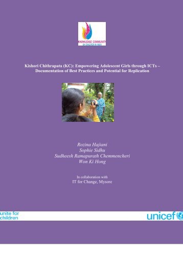 UNICEF_Kishori Chitrapata_Evaluation report.pdf - IT for Change