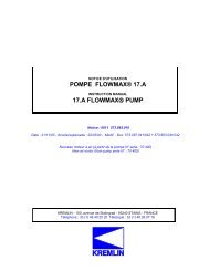 POMPE FLOWMAX 17.A - Rexton
