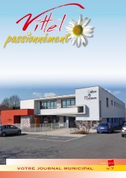 VOTRE JOURNAL MUNICIPAL NÂ°7 - Ville de Vittel