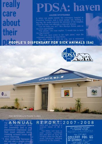 2008 - Download - The Peoples Dispensary for Sick Animals