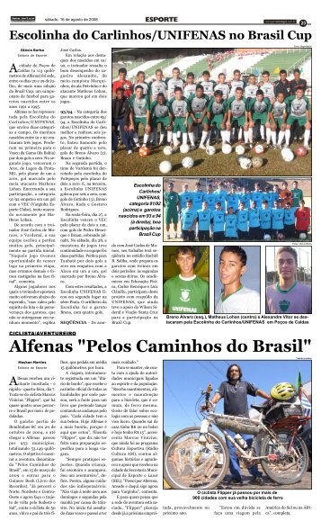 Alfenas "Pelos Caminhos do Brasil" - Jornal dos Lagos