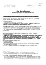 054. Die Abmahnung - bei Bohrwurm.net