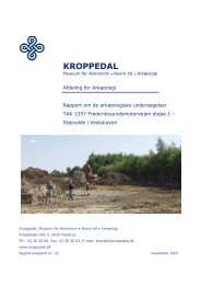 Bygherrerapport TAK 1357 - Kroppedal Museum