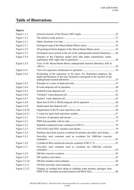 Architecture and management of a geological repository - Andra