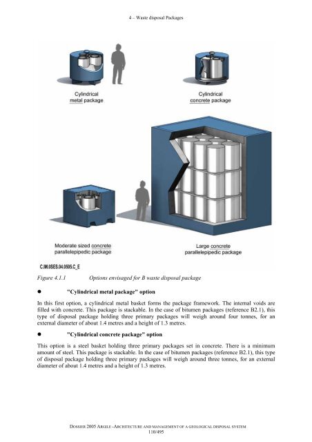 Architecture and management of a geological repository - Andra