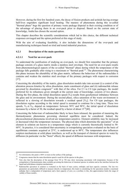 Architecture and management of a geological repository - Andra