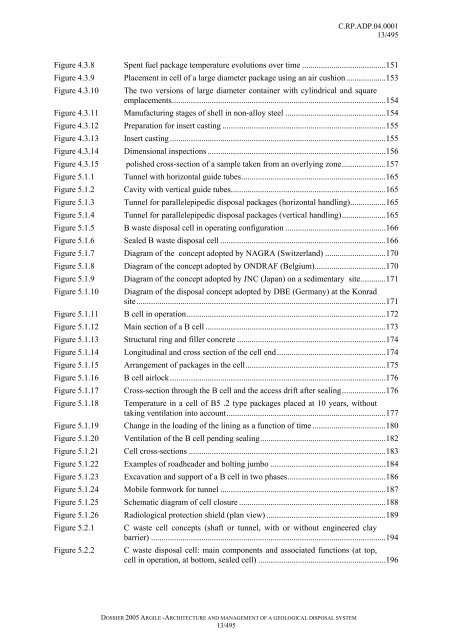 Architecture and management of a geological repository - Andra