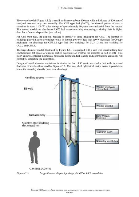 Architecture and management of a geological repository - Andra