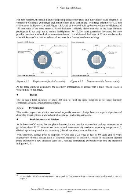 Architecture and management of a geological repository - Andra