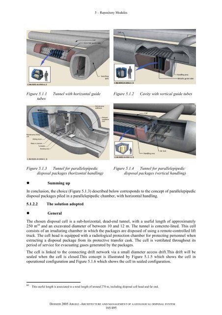 Architecture and management of a geological repository - Andra