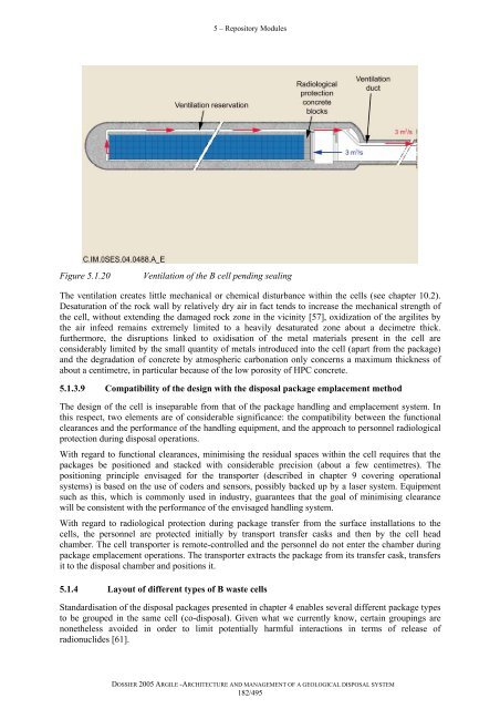 Architecture and management of a geological repository - Andra