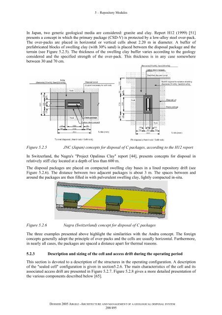 Architecture and management of a geological repository - Andra