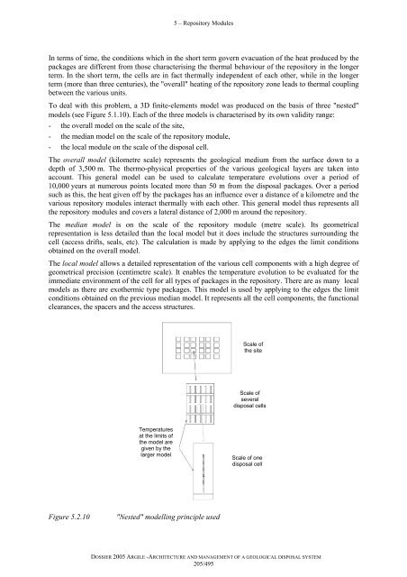 Architecture and management of a geological repository - Andra