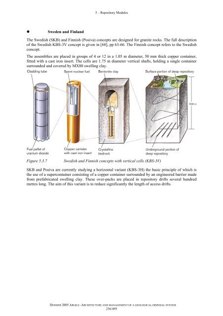 Architecture and management of a geological repository - Andra