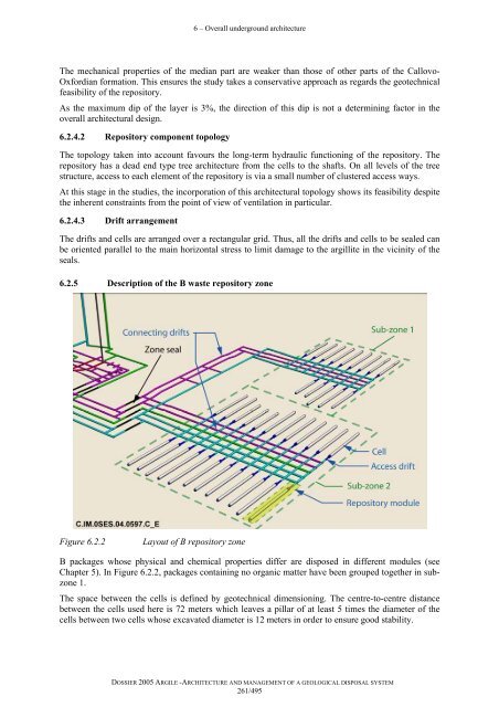 Architecture and management of a geological repository - Andra