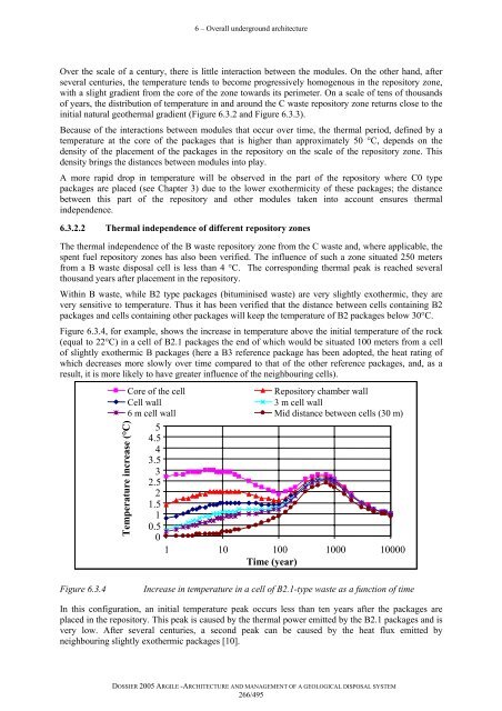 Architecture and management of a geological repository - Andra