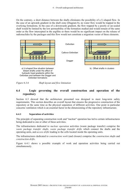 Architecture and management of a geological repository - Andra