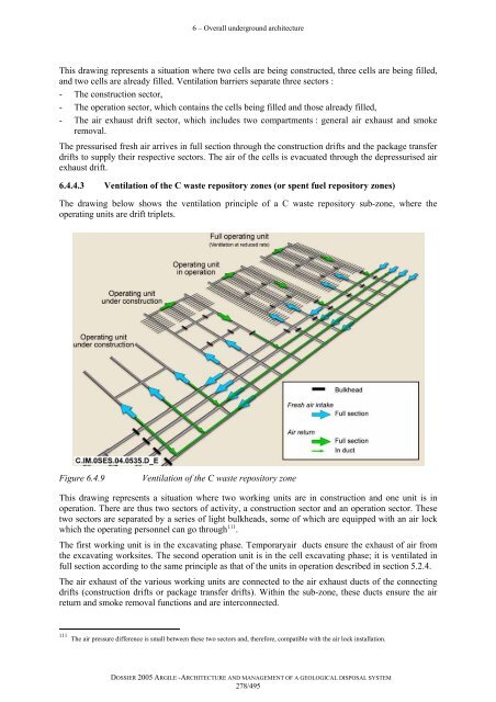 Architecture and management of a geological repository - Andra