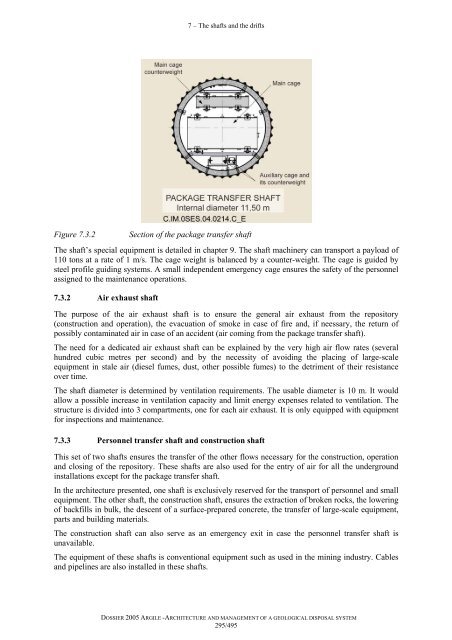 Architecture and management of a geological repository - Andra