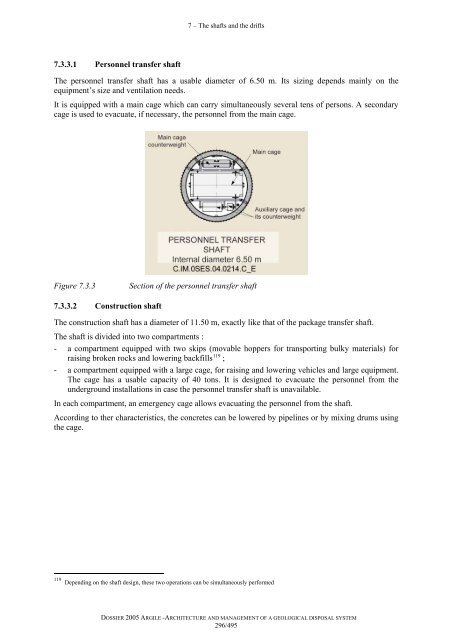 Architecture and management of a geological repository - Andra