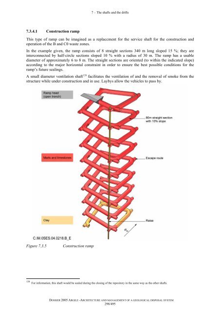 Architecture and management of a geological repository - Andra