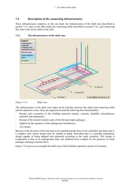 Architecture and management of a geological repository - Andra