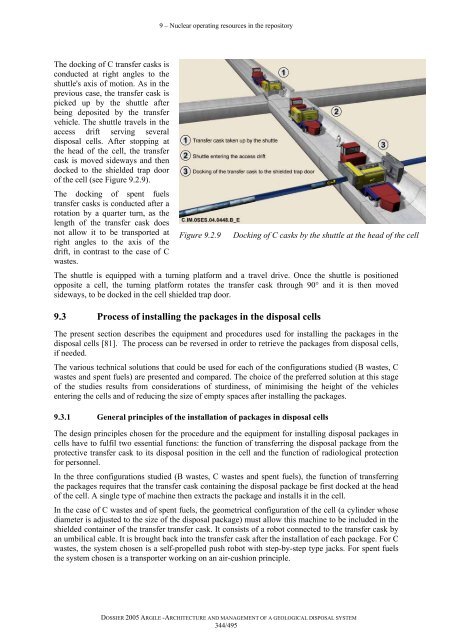 Architecture and management of a geological repository - Andra