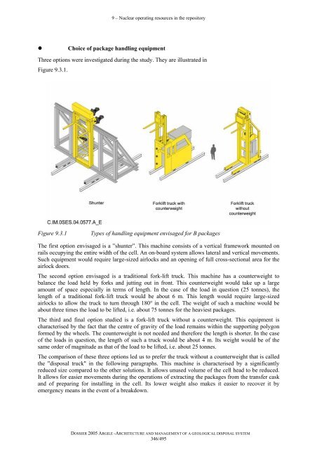 Architecture and management of a geological repository - Andra