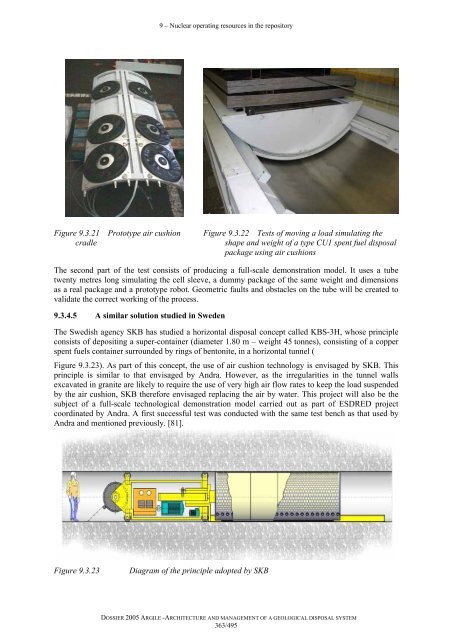 Architecture and management of a geological repository - Andra