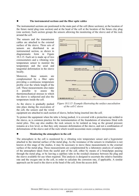 Architecture and management of a geological repository - Andra