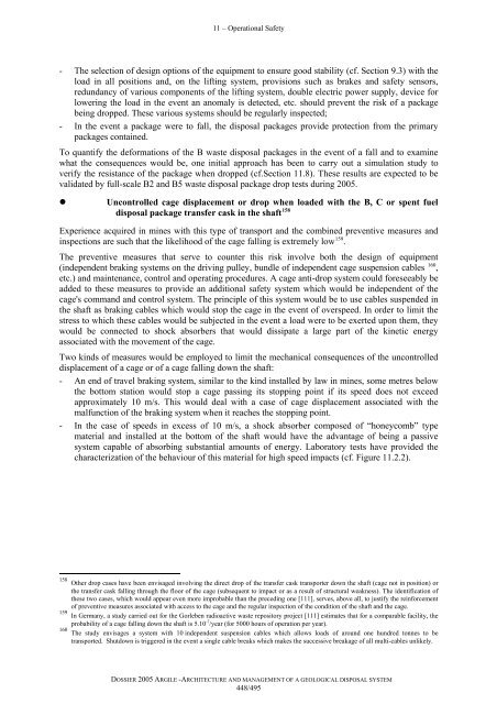 Architecture and management of a geological repository - Andra