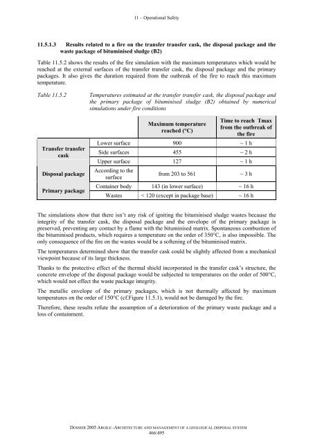 Architecture and management of a geological repository - Andra