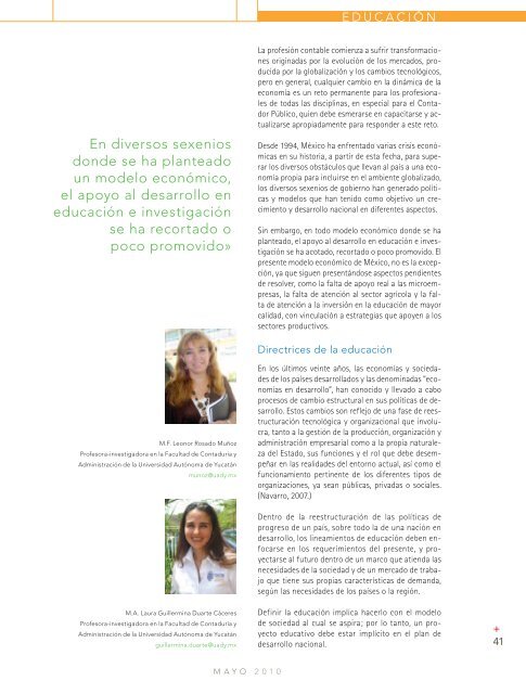Revista CP Mayo 2010 - Universidad Autónoma del Estado de ...