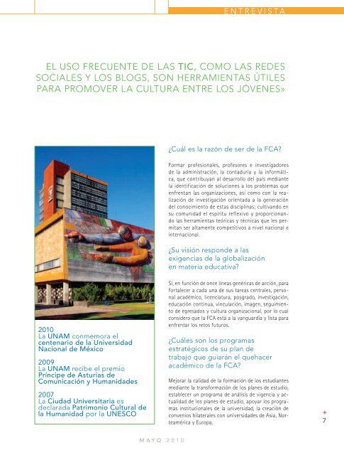 Revista CP Mayo 2010 - Universidad Autónoma del Estado de ...