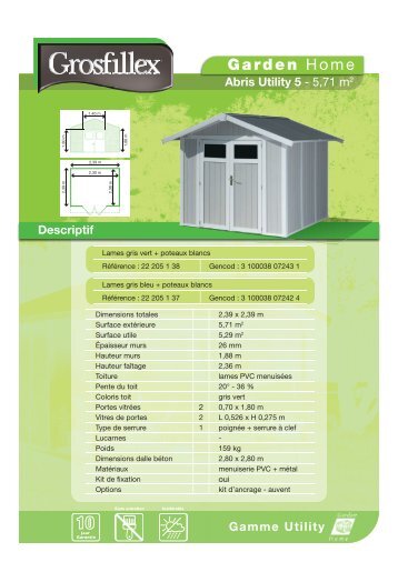 Gamme Utility - Grosfillex Garden Home