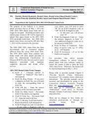 Transition to the Updated ADA 2012 J434 Dental Claim Form