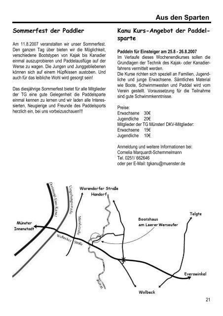 mach mit Ausgabe 02.2007 - Turngemeinde MÃ¼nster von 1862 e.V.