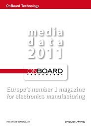 Europe's number 1 magazine for electronics manufacturing