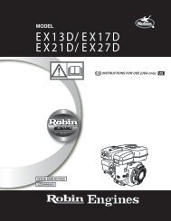 EX13D/EX17D EX21D/EX27D - Small Engine Suppliers